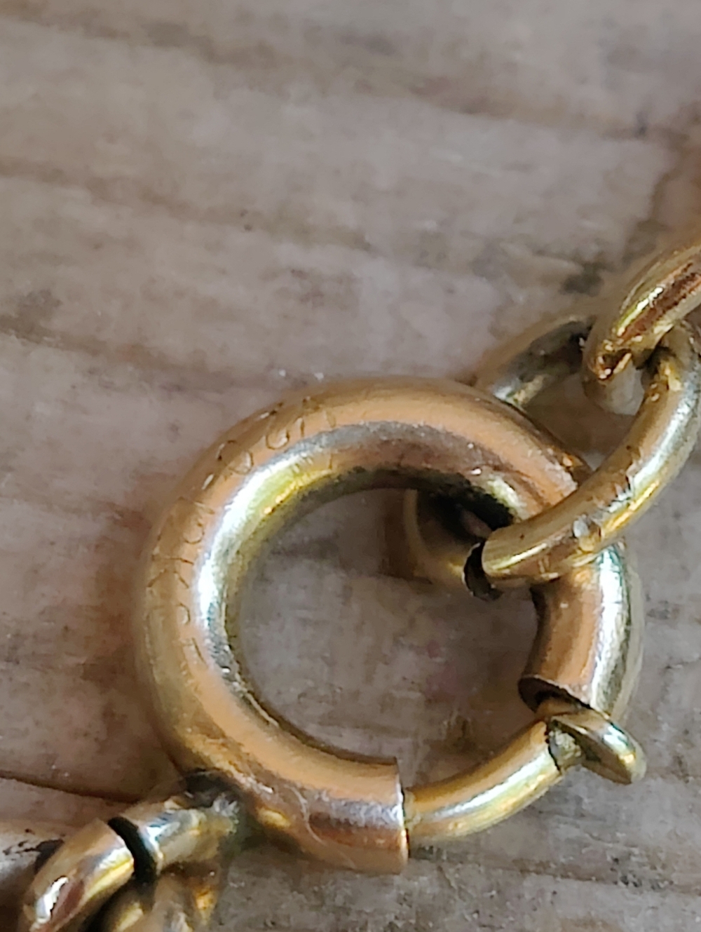 Antique Edwardian 12k GF chain Link Bracelet - Picture 2 of 8